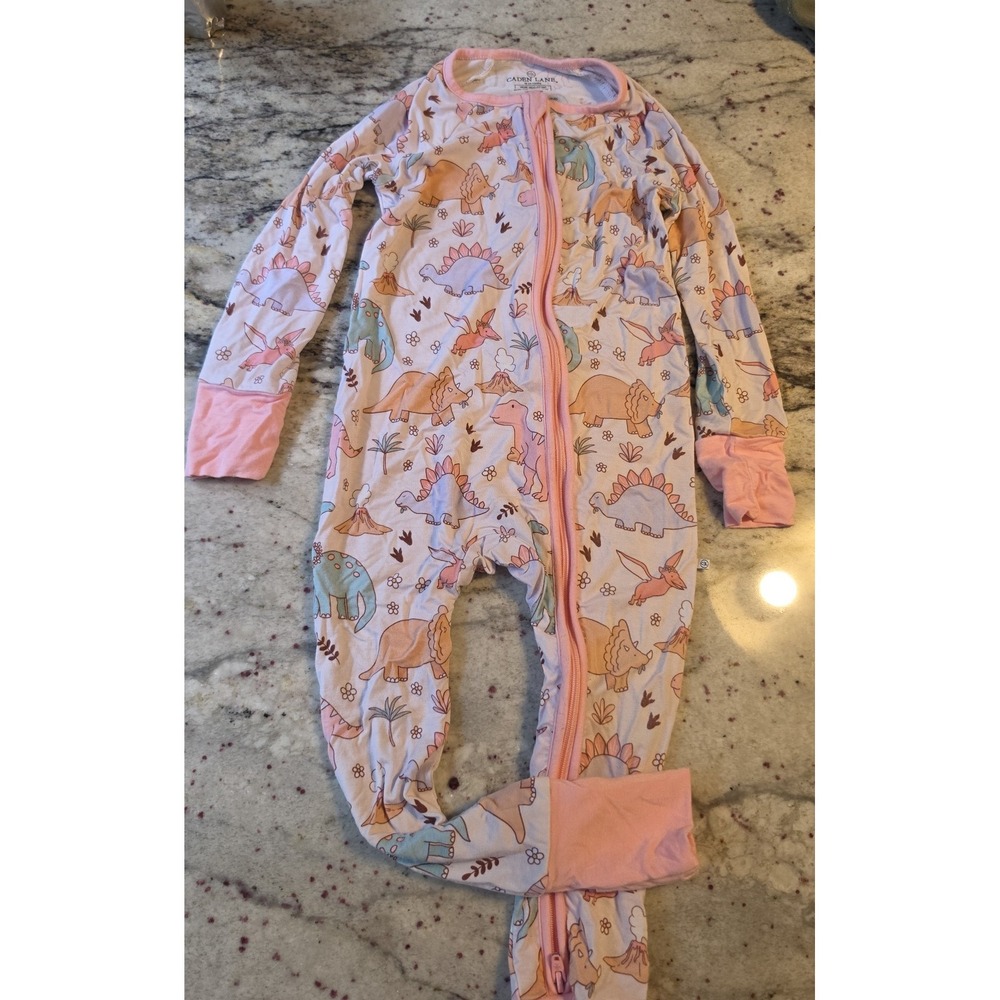 Caden Lane Dolly's Dinos 18-24 onsie